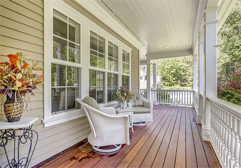 coastal Carolina home exterior with professionally installed double hung windows designed for durability airflow and long term performance in Wilmington climate