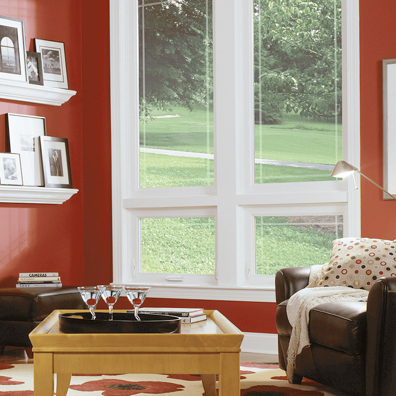 double hung window installation bringing in natural light and improving energy efficiency in Wilmington coastal Carolina living space