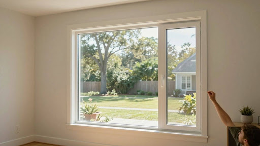 house-window-with-garden-view-in-florida