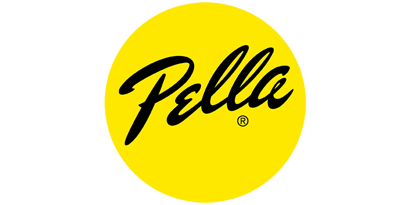 Pella windows and doors logo