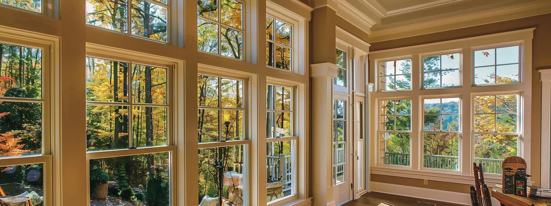 well crafted and designed double hung windows inside a home in north georgio, picture taken to show craftmanship well crafted and designed double hung windows inside a home in north georgio, picture taken to show craftmanship