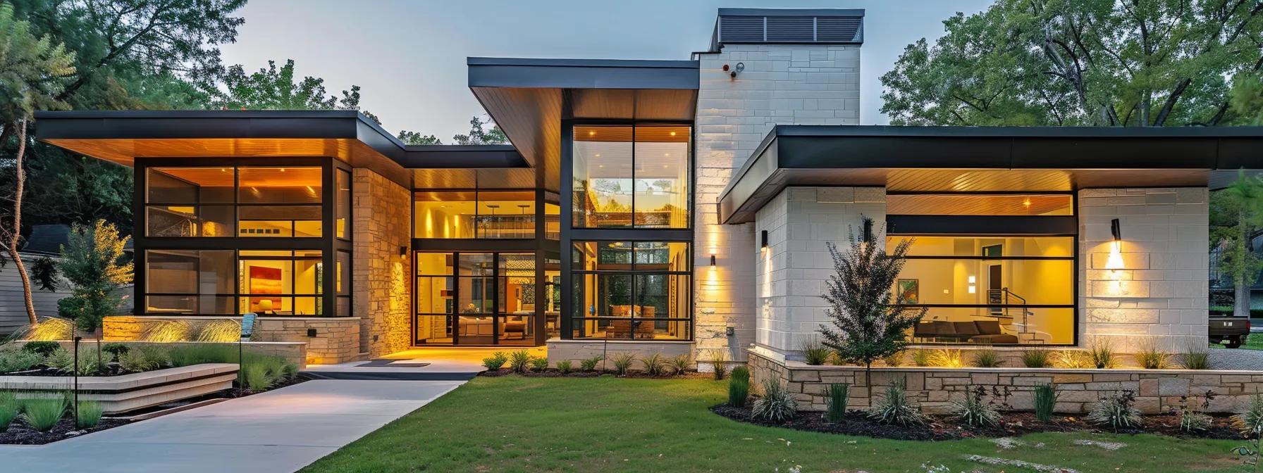 Pristine modern home with freshly installed premium windows in cummings, north texas. Picture taken to show the quality of material and work ethic Pristine modern home with freshly installed premium windows in cummings, north texas. Picture taken to show the quality of material and work ethic